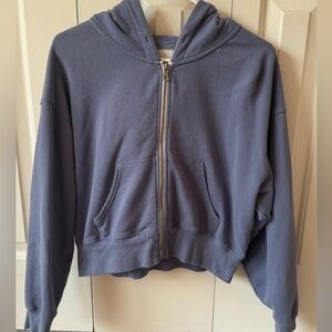 American eagle cropped zip up